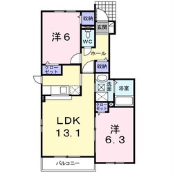 メゾンKT2号館の物件間取画像